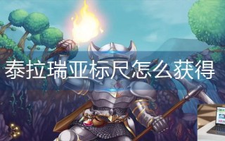 泰拉瑞亚标尺怎么获得