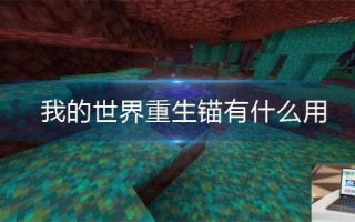 我的世界重生锚有什么用