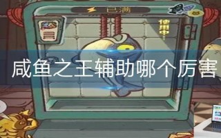 咸鱼之王辅助哪个厉害