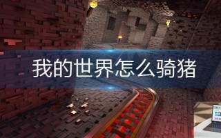 我的世界怎么骑猪