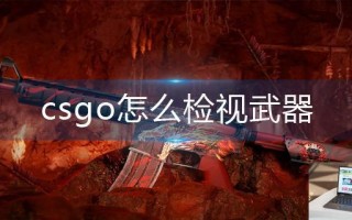 csgo怎么检视武器