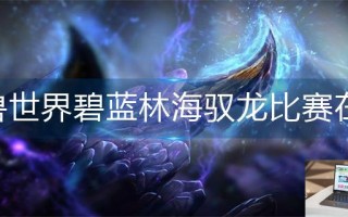 魔兽世界碧蓝林海驭龙比赛在哪里