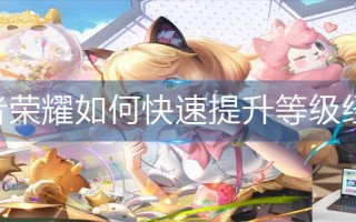 王者荣耀如何快速提升等级经验