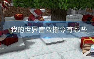 我的世界音效指令有哪些