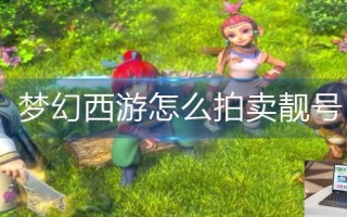 梦幻西游怎么拍卖靓号