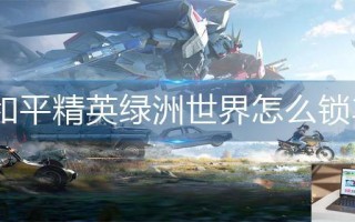 和平精英绿洲世界怎么锁车