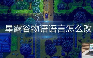 星露谷物语语言怎么改