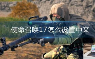使命召唤17怎么设置中文