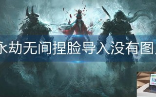永劫无间捏脸导入没有图片怎么办