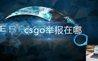 csgo举报在哪