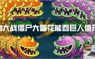 植物大战僵尸大嘴花能吞巨人僵尸吗