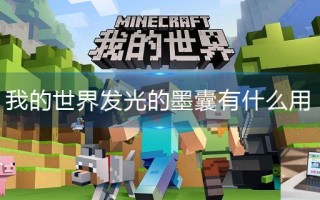 我的世界发光的墨囊有什么用