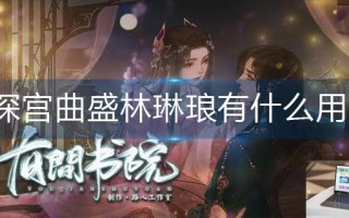 深宫曲盛林琳琅有什么用