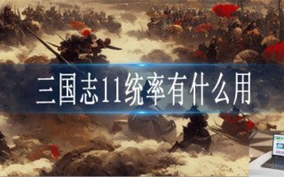 三国志11统率有什么用 三国志11统率有什么用