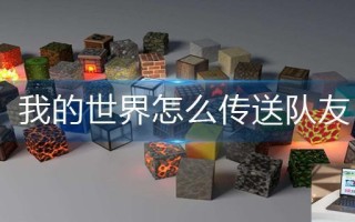 我的世界怎么传送队友