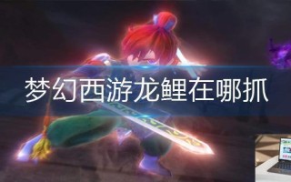 梦幻西游龙鲤在哪抓