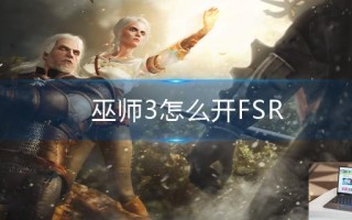 巫师3怎么开FSR
