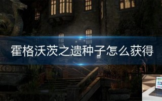 霍格沃茨之遗种子怎么获得