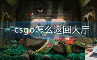 csgo怎么返回大厅