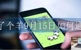 羊了个羊9月15日如何通关