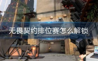 无畏契约排位赛怎么解锁