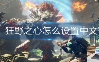 狂野之心怎么设置中文
