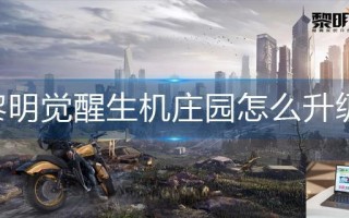 黎明觉醒生机庄园怎么升级