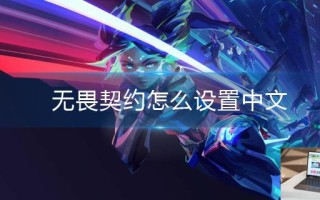 无畏契约怎么设置中文