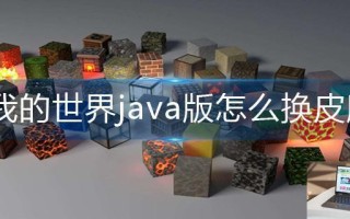 我的世界java版怎么换皮肤