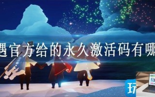 光遇官方给的永久激活码有哪些