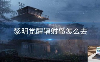 黎明觉醒辐射岛怎么去