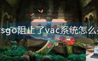 csgo阻止了vac系统怎么办