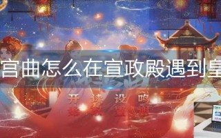 深宫曲怎么在宣政殿遇到皇上