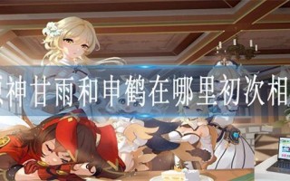 原神甘雨和申鹤在哪里初次相遇