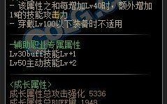 DNF被忘却的记录属性是什么