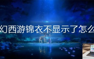 梦幻西游锦衣不显示了怎么办