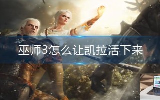 巫师3怎么让凯拉活下来