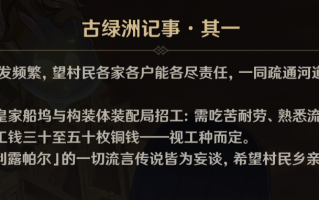 原神古绿洲记事位置怎么找