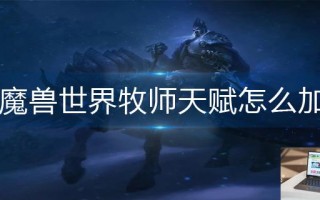 魔兽世界牧师天赋怎么加