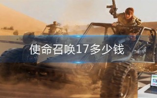 使命召唤17多少钱