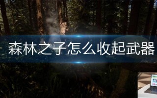 森林之子怎么收起武器