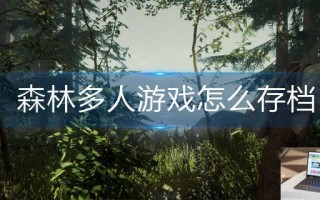 森林多人游戏怎么存档 森林多人游戏怎么存档