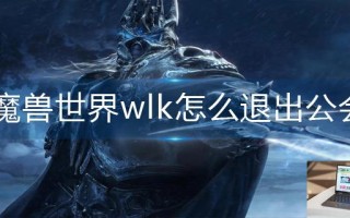 魔兽世界wlk怎么退出公会