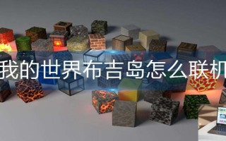 我的世界布吉岛怎么联机