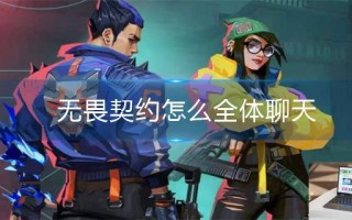 无畏契约怎么全体聊天
