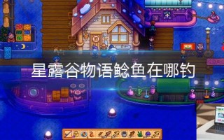 星露谷物语鲶鱼在哪钓