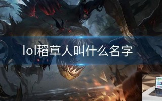 lol稻草人叫什么名字