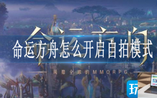 命运方舟怎么开启自拍模式
