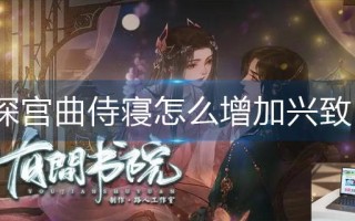 深宫曲侍寝怎么增加兴致