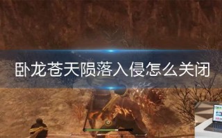 卧龙苍天陨落入侵怎么关闭 卧龙苍天陨落入侵怎么关闭